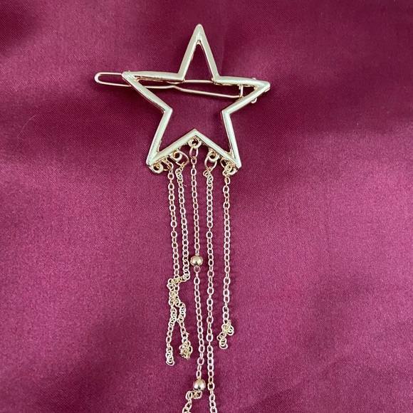 Last one 💕Star Tassels Drop Hair Clip Hair Pins - Picture 5 of 7